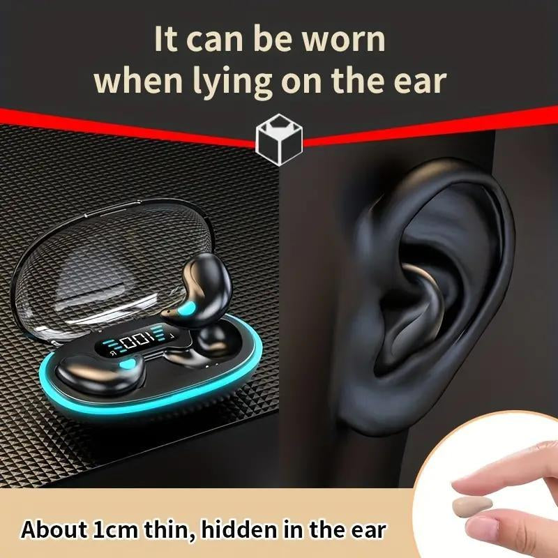Wireless Headphones, Invisible Bluetooth-Compatible Sleeping Earbuds, Noise Cancelling Headphone for Running, Exercising, Gaming Sports, Electronic Headset Audio, Back to School Gifts, Gifts for Friends, Valentine'S Day Gift