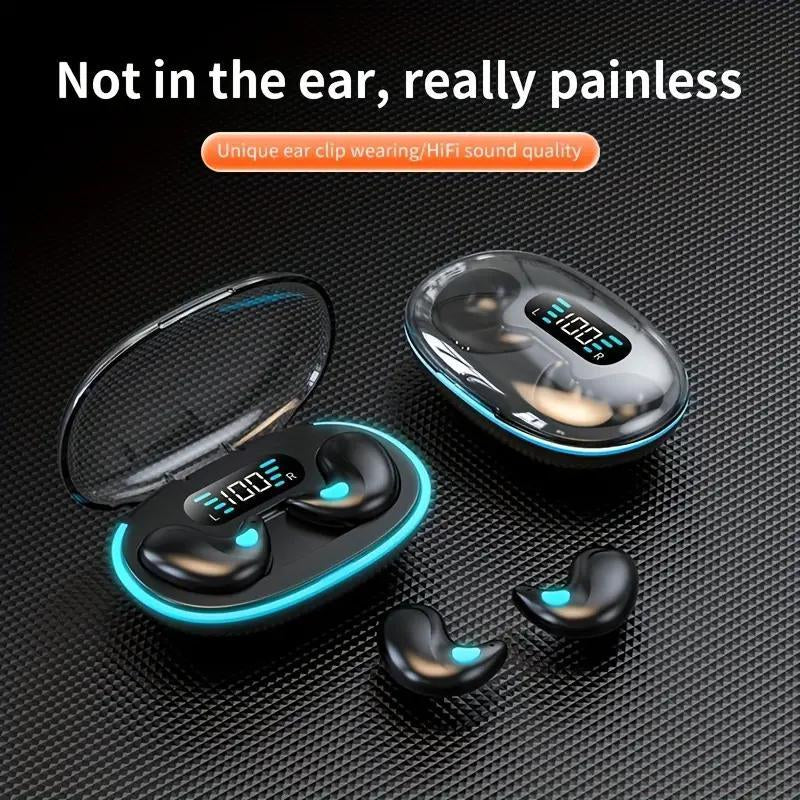 Wireless Headphones, Invisible Bluetooth-Compatible Sleeping Earbuds, Noise Cancelling Headphone for Running, Exercising, Gaming Sports, Electronic Headset Audio, Back to School Gifts, Gifts for Friends, Valentine'S Day Gift