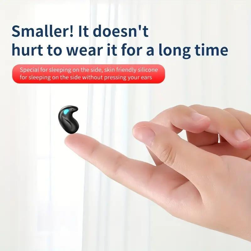 Wireless Headphones, Invisible Bluetooth-Compatible Sleeping Earbuds, Noise Cancelling Headphone for Running, Exercising, Gaming Sports, Electronic Headset Audio, Back to School Gifts, Gifts for Friends, Valentine'S Day Gift